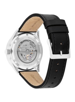 CALVIN KLEIN ساعة يد دائرية أنالوج للرجال بهيكل أسود - 25200388  - Image 3