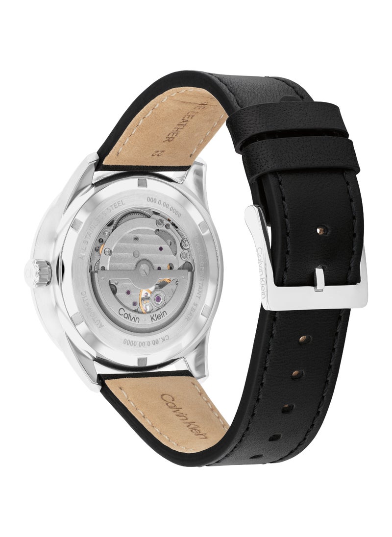 CALVIN KLEIN Round Analog Men's Black Case Wrist Watch - 25200388  - Image 3