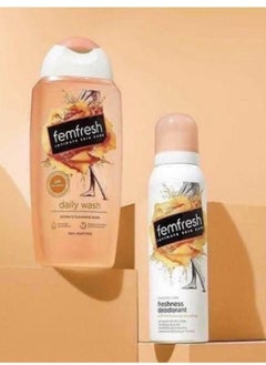 Daily wash for sensitive areas and scented spray for intimate areas