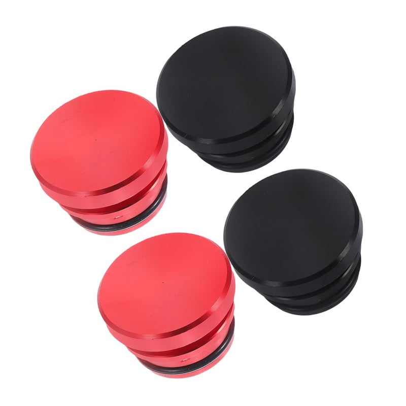 4Pcs Aluminum Alloy Car Lighter Socket Cap Splashproof Protector for Vehicle Power Outlet Cover - Image 2