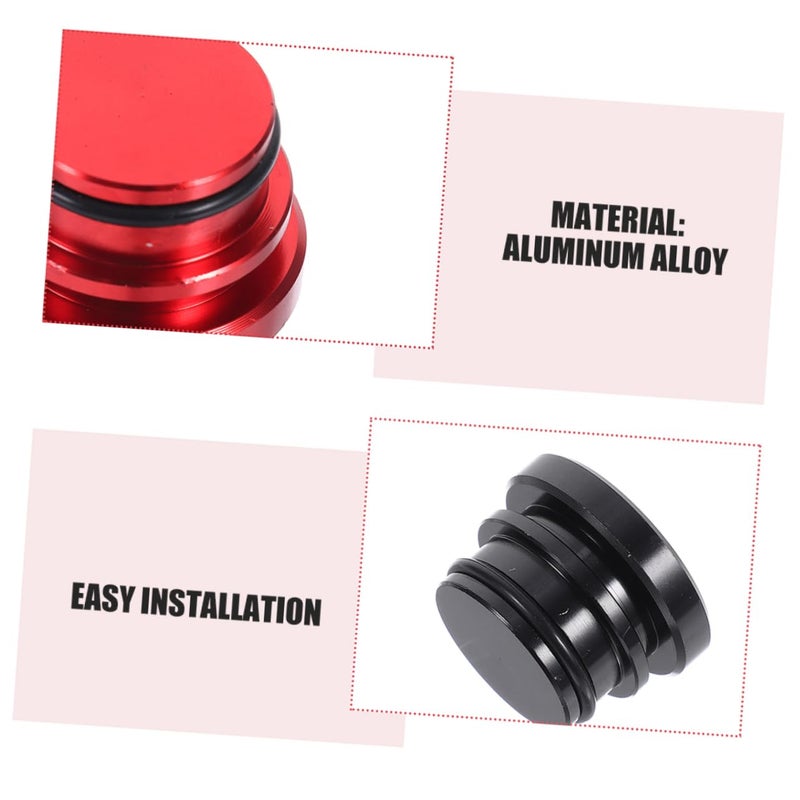 4Pcs Aluminum Alloy Car Lighter Socket Cap Splashproof Protector for Vehicle Power Outlet Cover - Image 4