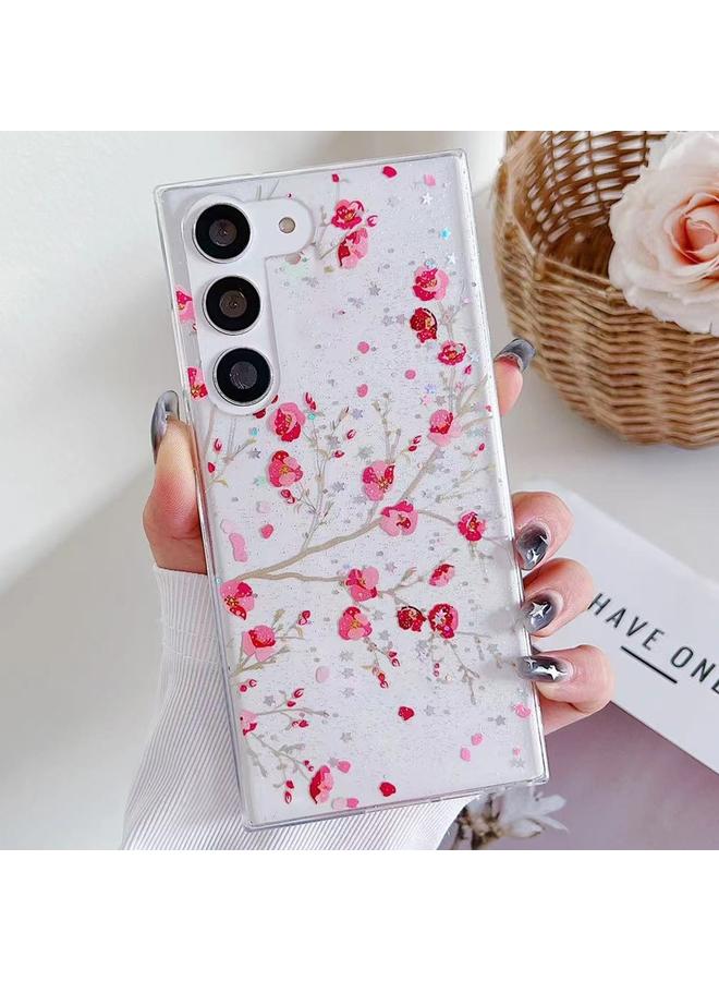 erorex Case For Samsung Galaxy S22+ 5G Spring Garden Epoxy TPU Phone Case - Image 1