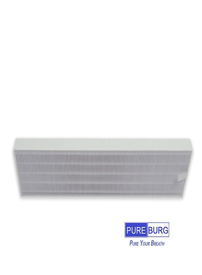 PUREBURG طقم فلتر HEPA حقيقي بديل من PUREBURG YY350، متوافق مع أجهزة تنقية الهواء Lasko LP300 وLP450، رقم القطعة YY350، H13، 4 فلاتر أولية من الكربون النشط لتنقية الهواء من الغبار والمركبات العضوية المتطايرة والروائح - Image 4
