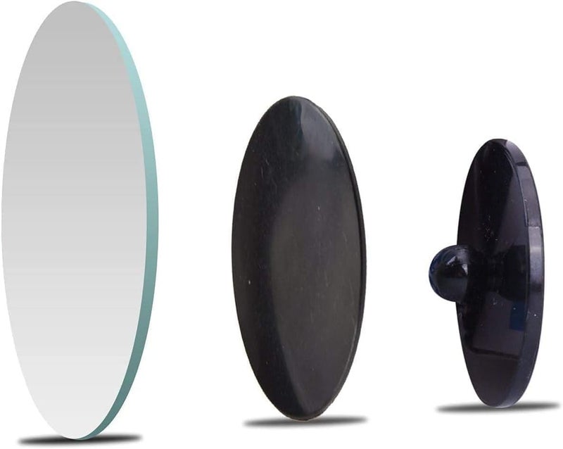 Chefkit 360° Rotatable Blind Spot Mirror - 2 Pack Adjustable Waterproof Convex Rear View Mirror for Universal Cars - Image 2