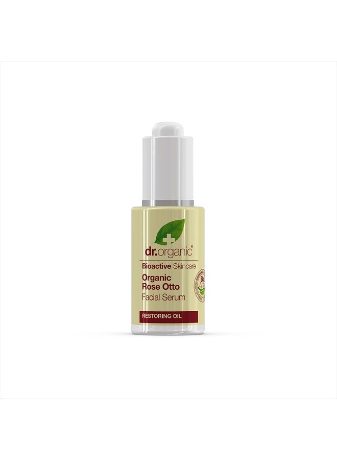 dr.organic Rose Otto Facial Serum | Nourishes and Smoothes Skin, Promotes Healthy Aging, Natural, Certified Organic, Paraben & SLS-Free, 30 mL / 1 fl oz - Image 5