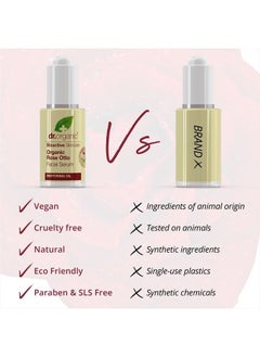 dr.organic Organic Doctor Organic Rose Otto Facial Serum, 1.1 fl.oz.  - Image 3