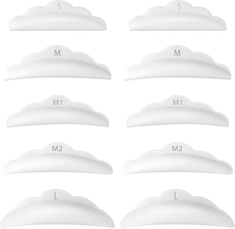 50Pcs Lash Lift Rods Silicone Pads for Perm Curls Kits, Eyelash Shields, Reusable Lash Pad Rods - Image 1