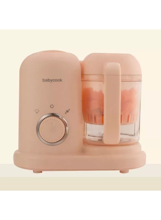 Multi-Function Baby Food Maker, Steamer and Blender, Pink - Image 1