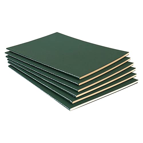 INNAXA A5 kraft book pack of 6 (Dark Green) - Image 1