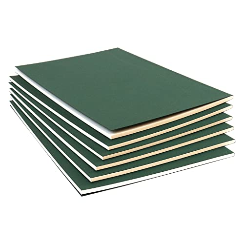 INNAXA A5 kraft book pack of 6 (Dark Green) - Image 2