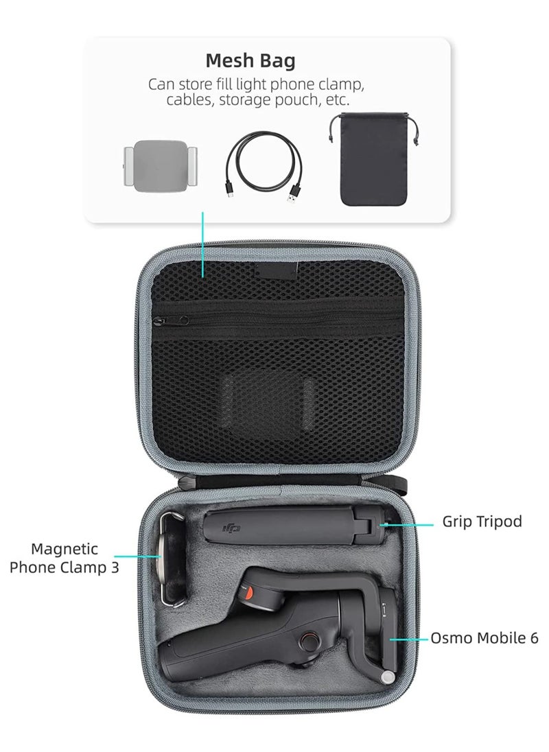 Generic Storage Bag for DJI Osmo 6 Shoulder Strap Durable Carrying Case Compatible with Osmo Mobile 6 Handheld Gimbal Accessories Simple Portable  - Image 3