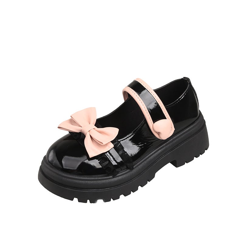 2024 Lolita Style Thick-Sole Shoes for Women Black