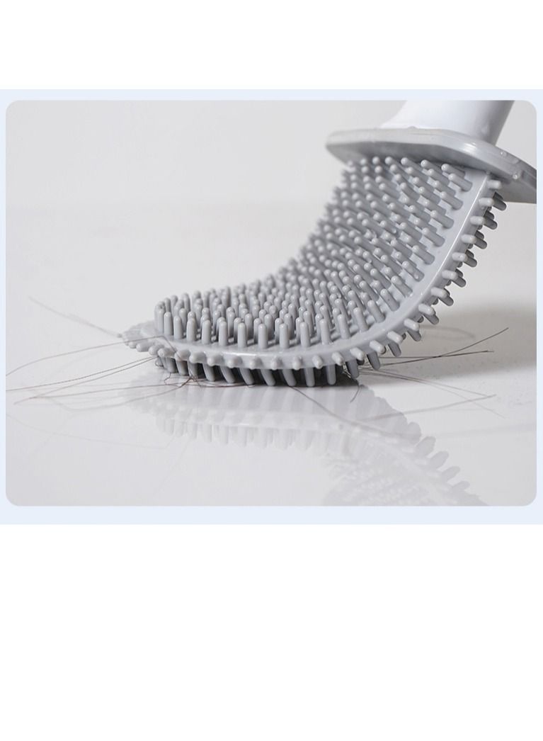 1 Piece Wall Mounted Toilet Brush white color - Image 5