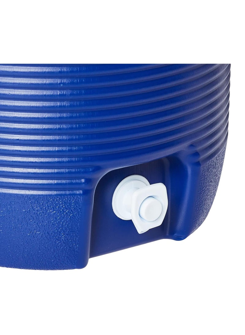Cosmoplast - Cosmoplast Keep Cold Plastic Insulated Water Cooler Small 16.5 Liters Blue - Image 1