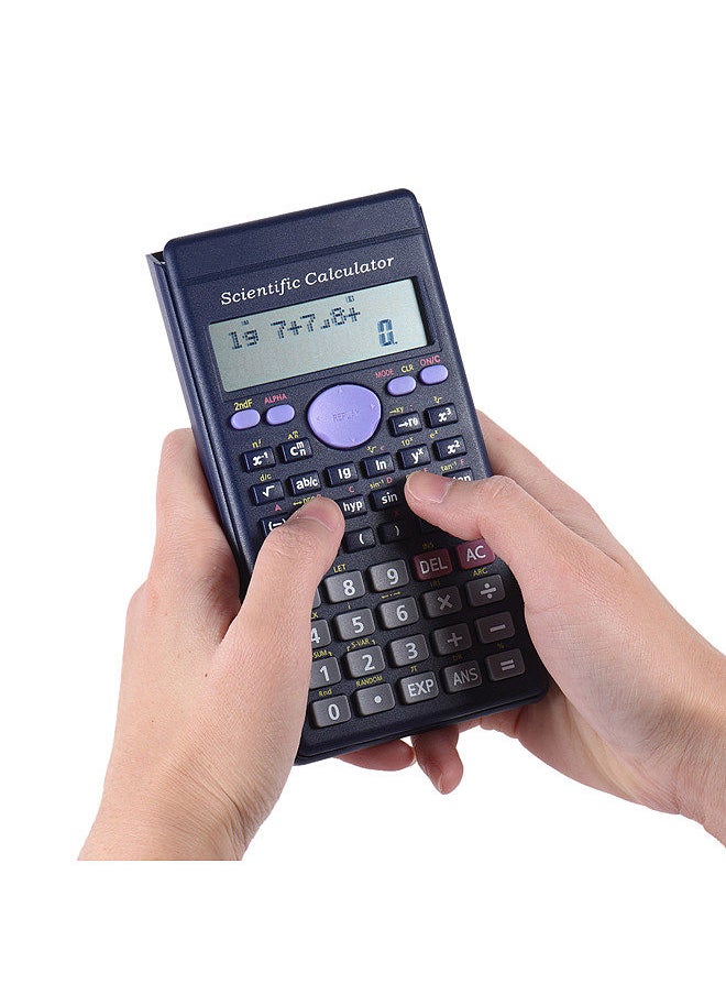 Scientific Calculator Counter 240 Functions 2 Line LCD Display Business Office Middle High School Student SAT/AP Test Calculate