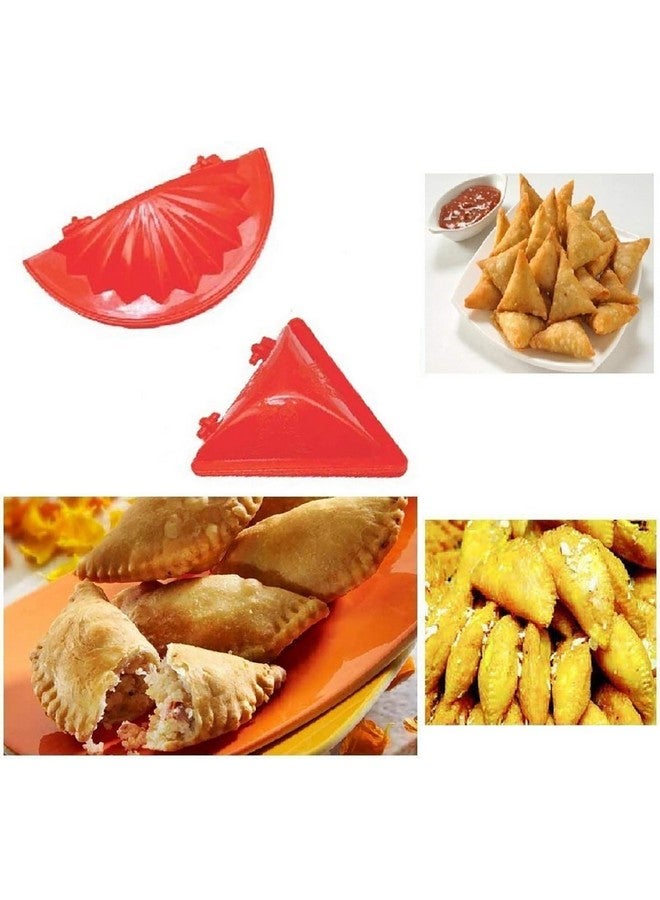 HUNCHA هونشا غوجيا محشوة منزلية الصنع، سمبوسة، صنع قالب سهل، مجموعة ساشا، أداة مطبخ، صانعة وجبات خفيفة، متعددة الألوان، مجموعة من 4 قطع - Image 5