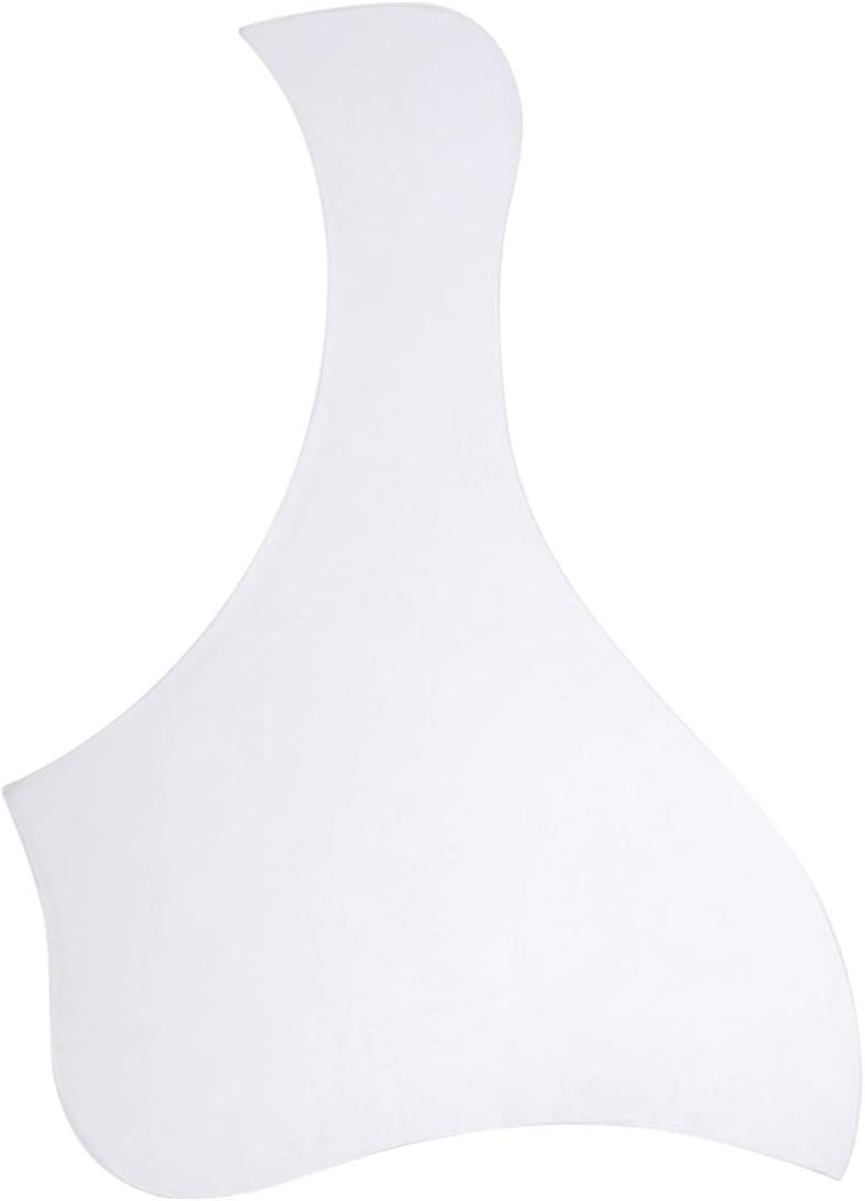 klarako Clear Acoustic Guitar Pickguard 36 Acoustic Guitar Pickguard Flapper Accessories Ar Accessories Guitar Accessory Pickguard Shield Personality Pickup White Guitar Accessories - Image 1