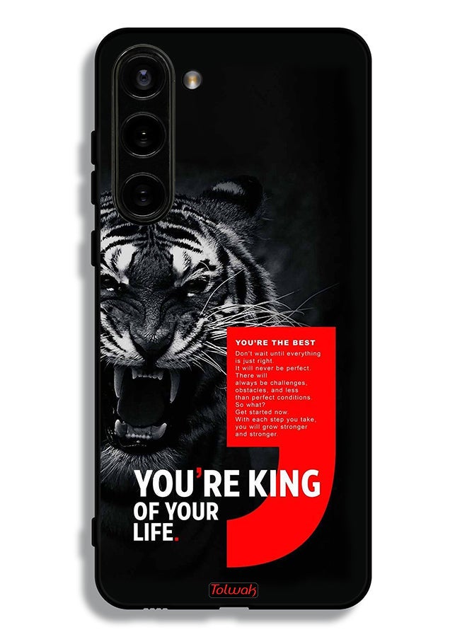 Tolwak Samsung Galaxy S23 5G Protective Case Cover You Are King Of Your Life - Image 3