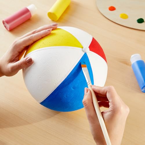 Juvale Sphere Craft Foam Balls - 7.5-Inch White Polystyrene Spheres - 2 Pack for DIY Projects, Floral Centerpieces & Home Decor - Image 2