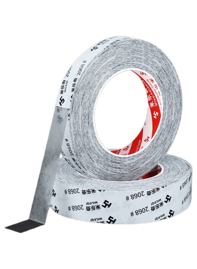 Miloch Milaiqi 2068 Semi-Transparent Strong Double-Sided Tape For Stationery, Crafts, Home Use, High Adhesion, Strong Adhesion, Sticks Firmly, Not Easy To Fall Off, 100Mm Wide * 50 Meters Long [1 Roll] - Image 2