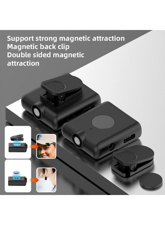 ELTRAZONE MS11 3 in 1 Wireless Lavalier Microphone Lapel Mic for Mobile Phone Video Recording Music Podcast Vlogging Clear Audio Outdoor Recording Noise Reduction Compact Wireless Mic - Image 4