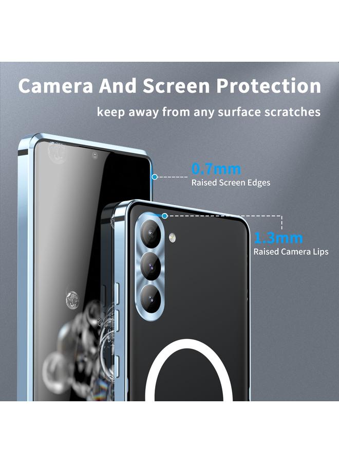 اس-توب جراب هاتف Samsung Galaxy S24 5G MagSafe المغناطيسي المعدني المصقول - Image 5