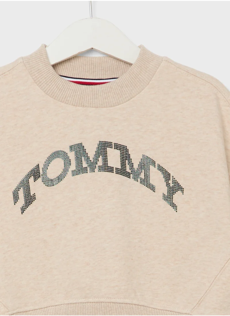 TOMMY HILFIGER TOMMY DOT FOIL CN SWEATSHIRT