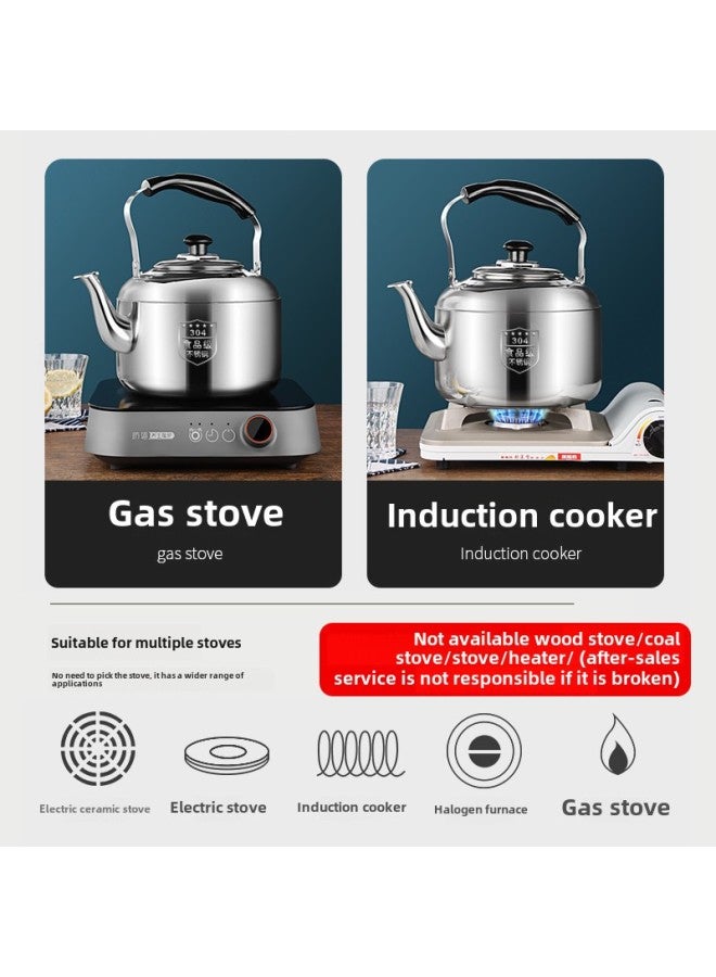 304 Food Grade Kettle Stainless Steel Sound Large Capacity Boiling Kettle To Make Kettle Induction Cooker Gas Jeske-Colour:Extra Thick-304 Material/yu Sheng 4kg Water-3 Years Warranty/with Gifts-Capacity:By Default - Image 4