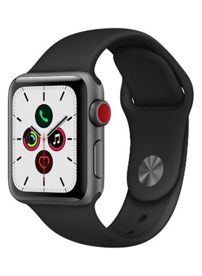 NIBEMINENT Solid Replacement Band For Apple Watch Black - Image 2