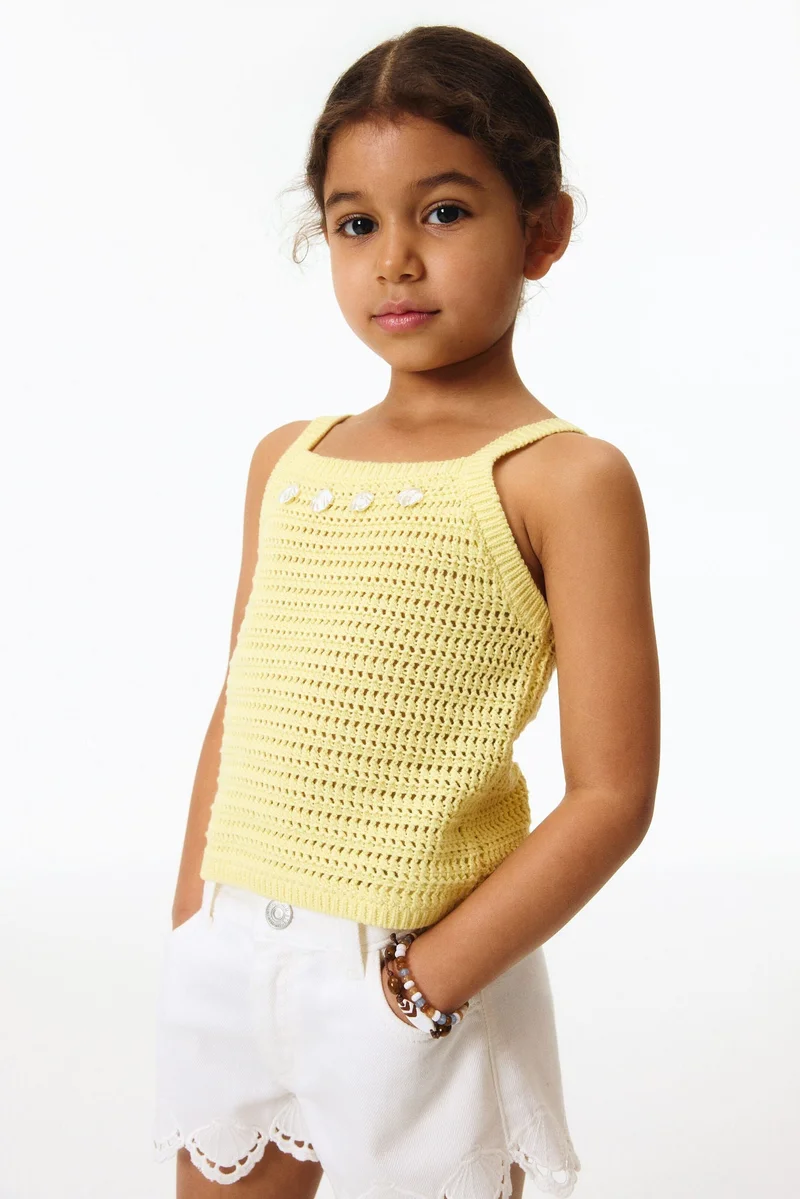 Embellished strappy top