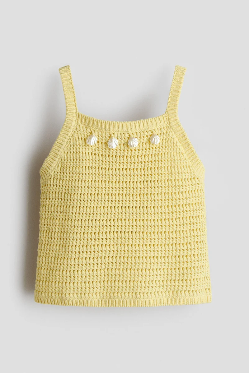 H&M  Embellished strappy top for Women | Best Price UAE