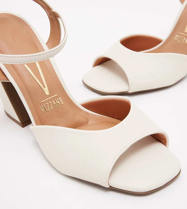 Vizzano Off White VIZZANO High Heel Sandals For Ladies for Women | Best Price UAE