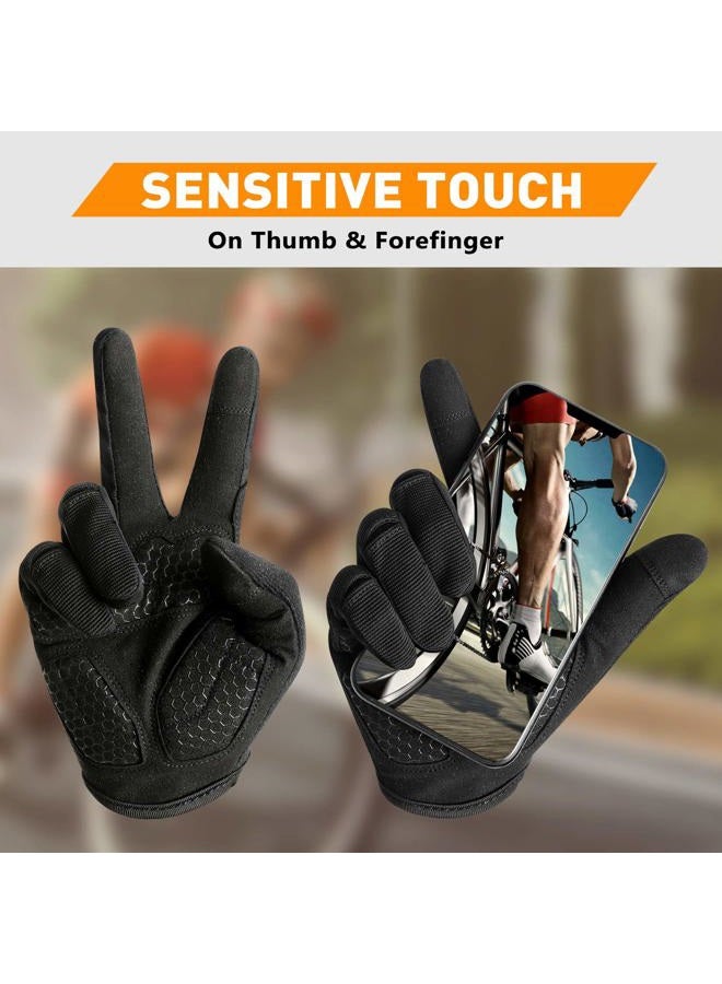 RYMNT Full Fingers Workout Gloves for Women Men-Gym Gloves for Women Weight Lifting, Exercise Crossfit Gloves-Touch Screen-Extra Grip Foam-Padded,Anti-Slip for Fitness,Training,Cycling. - Image 5