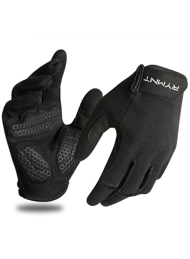 RYMNT Full Fingers Workout Gloves for Women Men-Gym Gloves for Women Weight Lifting, Exercise Crossfit Gloves-Touch Screen-Extra Grip Foam-Padded,Anti-Slip for Fitness,Training,Cycling. - Image 1