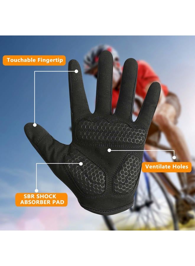 RYMNT Full Fingers Workout Gloves for Women Men-Gym Gloves for Women Weight Lifting, Exercise Crossfit Gloves-Touch Screen-Extra Grip Foam-Padded,Anti-Slip for Fitness,Training,Cycling. - Image 2