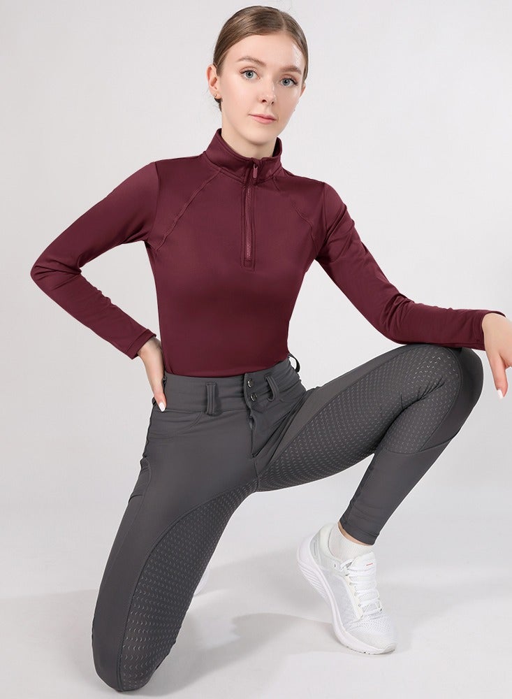 عام الفروسية الأعلى المرأة قمصان رياضية - Image 5