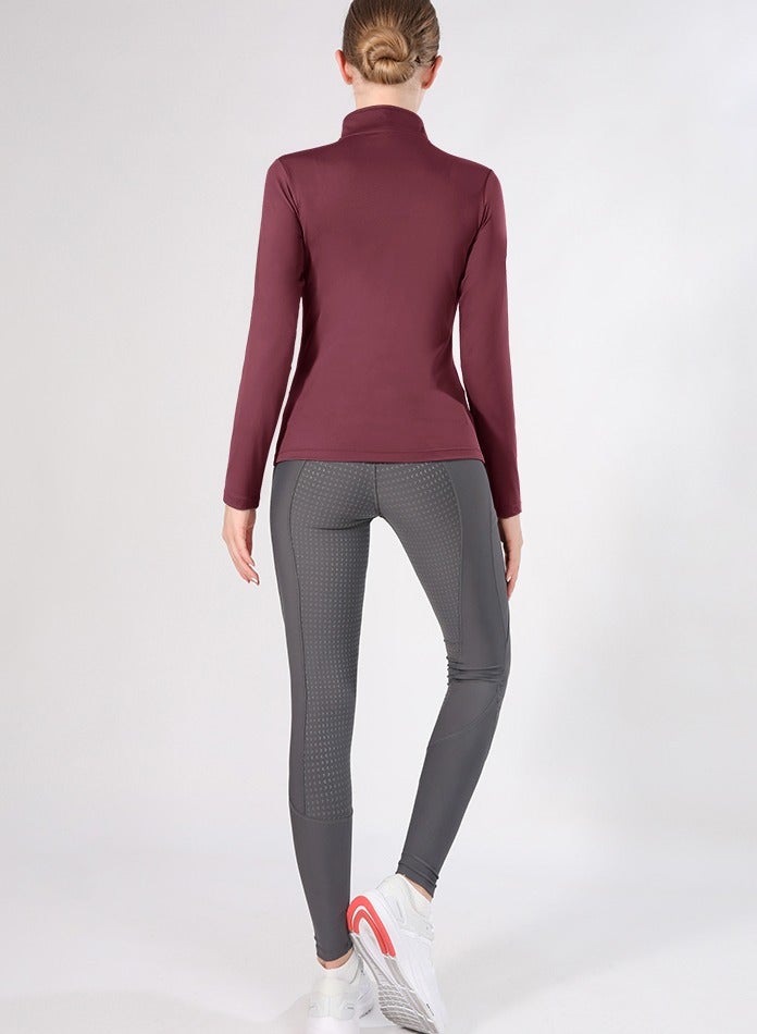 عام الفروسية الأعلى المرأة قمصان رياضية - Image 2