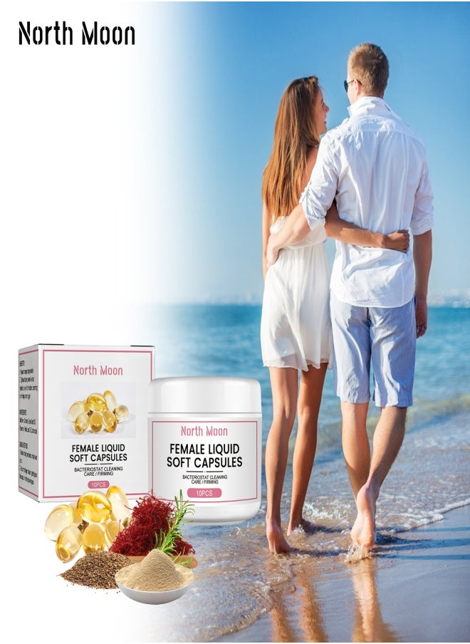 NORTH MOON Women's cleansing and firming body, skin deodorizing, body care capsules  - Image 2