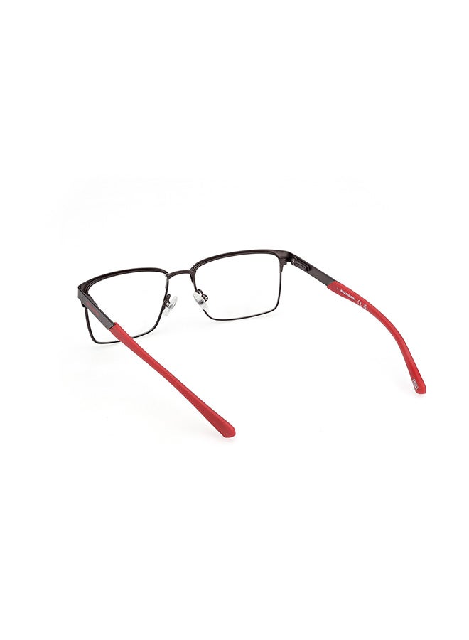 SKECHERS Men's Rectangular Eyeglass Frames Matte Gunmetal SKECHERS SE5006500953 53 mm - Image 3