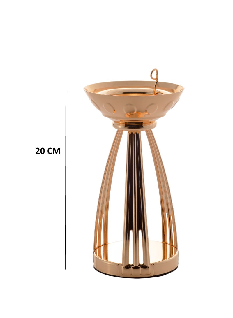 السيف  مبخرة معدن مجموعة الشعلة ذهبي - Image 3