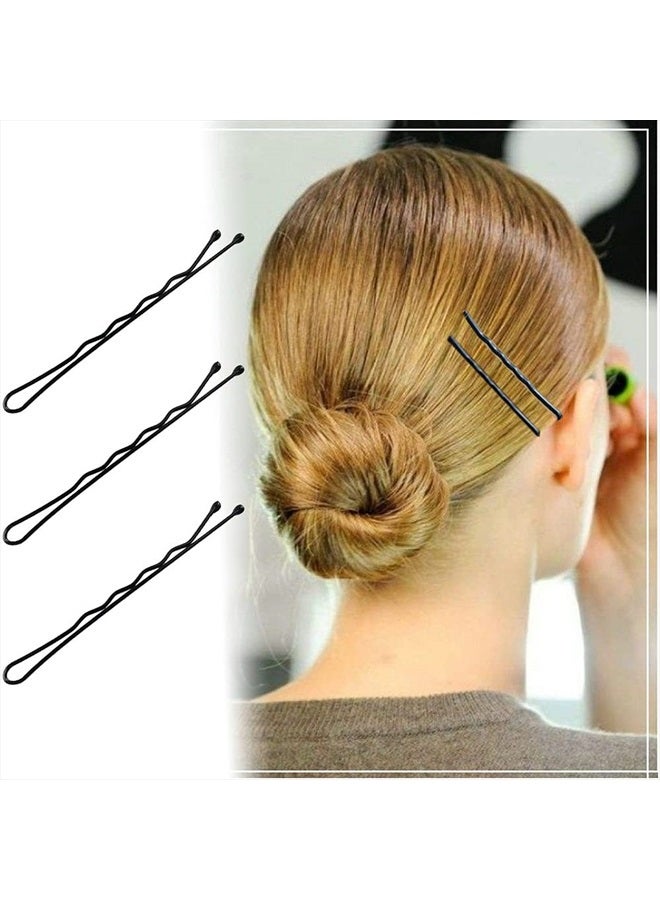 YINGFENG 240 Pcs 2.2 Inch Black Bobby Pins, Set of Hairpins with Box, Premium Hair Pins for Kids, Girls and Women, Great for All Hair Types - Image 2