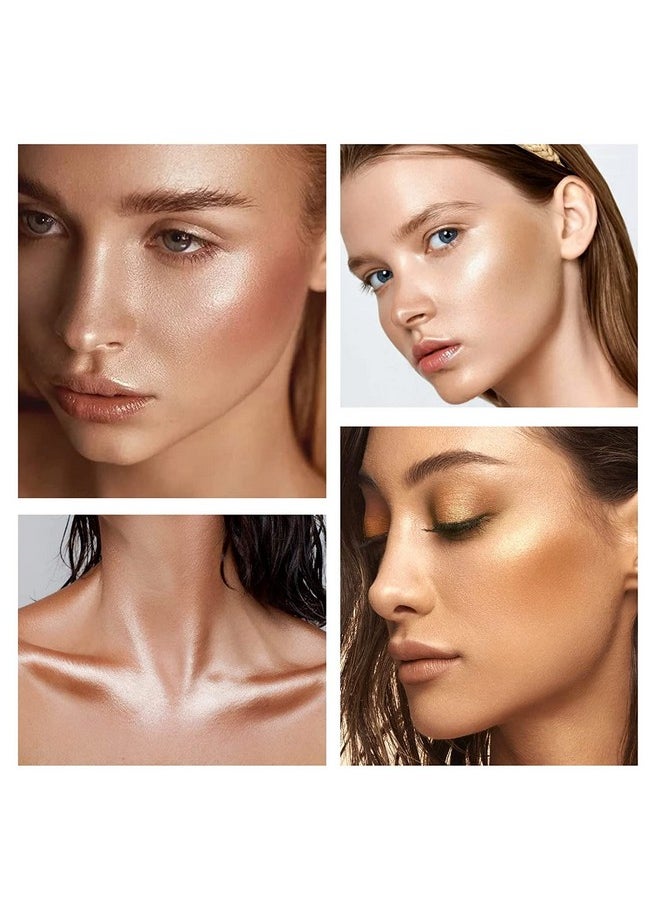Body Luminizer 6 Colors Waterproof Smooth Shimmer Face Body Glow Illuminator Non Sticky Liquid Body Highlight Illuminator (30 Ml 01 Moonlight White)
