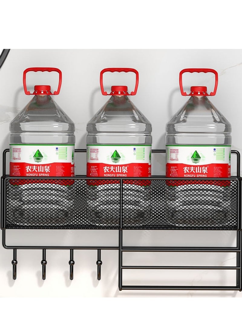 Multifunctional Storage Rack Wall Mounted Non Perforated Storage Rack, Cosmetics Storage Rack, Paper Towel Rack
