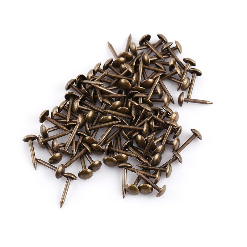 YOSOO 100pcs Antique Bronze Upholstery Nail Wood Decorative Tack Stud for Home Furniture Decor - Image 3