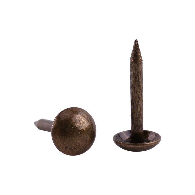 YOSOO 100pcs Antique Bronze Upholstery Nail Wood Decorative Tack Stud for Home Furniture Decor - Image 1