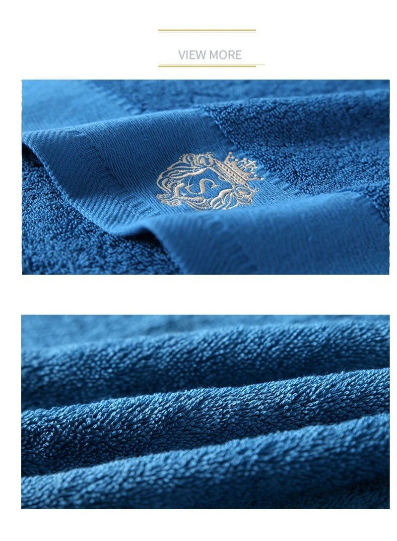 3 pieces set. 2 piece 35*75cm , 1 piece 75*140cm 100% Cotton Face Towel Adults Baby Hand Embroidered Luxury Hand Face Bathroom Towel - Image 3
