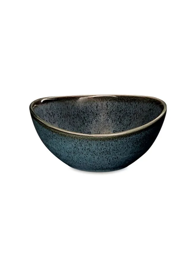 Easy Life Magma Series Porcelain Salad Bowl Dark Blue and Black 12.5cm R3007#MAGM