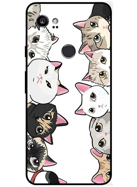 Protective Case Cover For Google Pixel 2 XL Smart Series Printed Protective Case Cover for Google Pixel 2 XL Cats