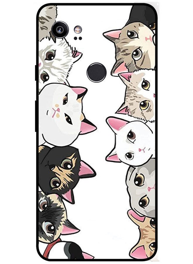 Protective Case Cover For Google Pixel 2 XL Smart Series Printed Protective Case Cover for Google Pixel 2 XL Cats