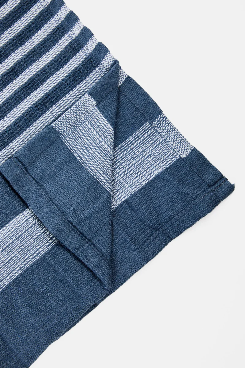 Muy Mucho Textured Bath Towel 160 L x 97 H cm, Blue